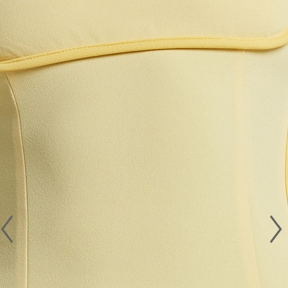 ABEGAILLE MIDI DRESS - BODYCON DRESS IN LEMON - Picture 3 of 7